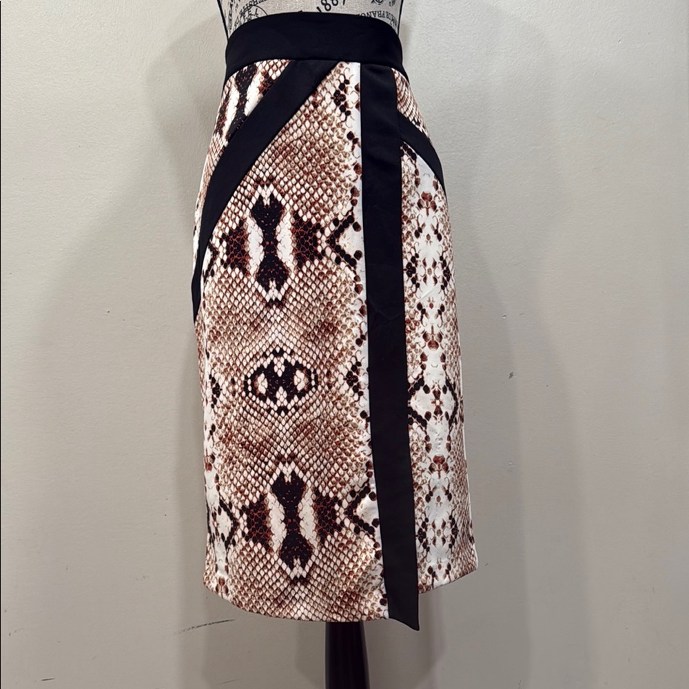 Worthington Tan Brown Wrap Pencil Skirt Cocktail